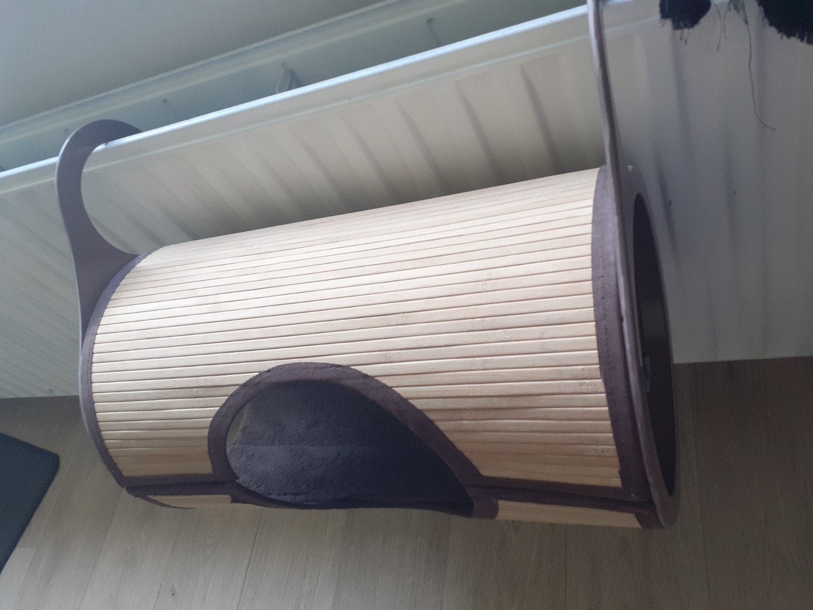 Hangmat voor radiator, Ophalen