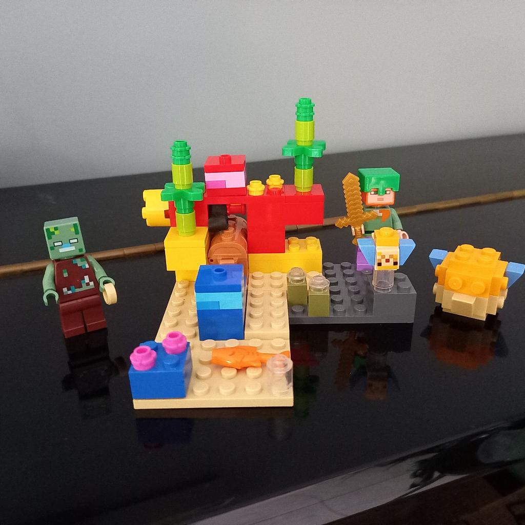 lego minicraft 21164, Ophalen of Verzenden, Zo goed als nieuw, Complete set, Lego