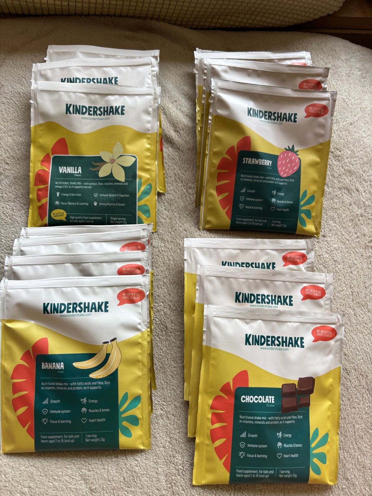 Kindershake pakket met shake beker - Diverse smaken, Ophalen, Nieuw