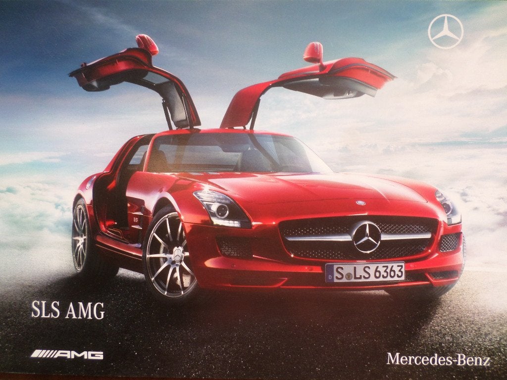 Mercedes SLS AMG 2010 Brochure, Ophalen of Verzenden, Zo goed als nieuw, Mercedes