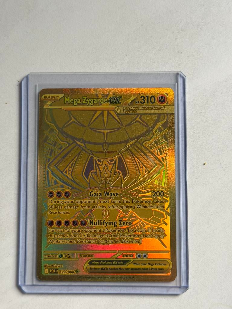 Mega Zygarde EX- Pokemon kaart, Perfect order, Ophalen of Verzenden, Nieuw