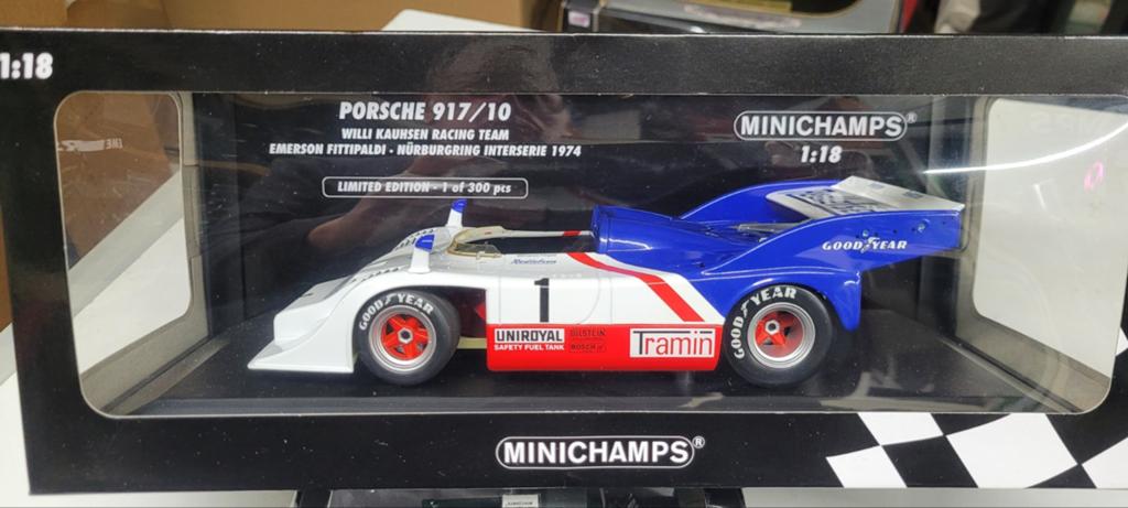 Minichamps 1974 Porsche 917/10, Hobby en Vrije tijd, Modelauto's | 1:18, Ophalen of Verzenden, Zo goed als nieuw, Auto, MiniChamps