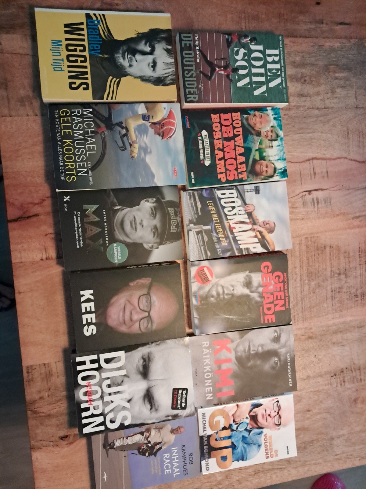 Diverse sportbiografieën en boeken - Zo goed als nieuw, Ophalen of Verzenden, Gelezen, Sport