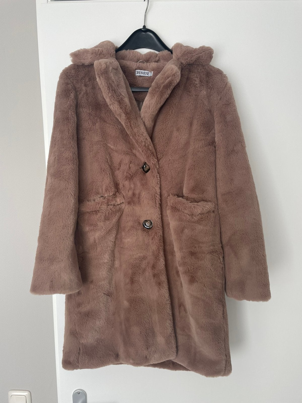Fake fur jas / teddy jas maat S/M, Ophalen of Verzenden, Nieuw, Maat 38/40 (M), Bruin
