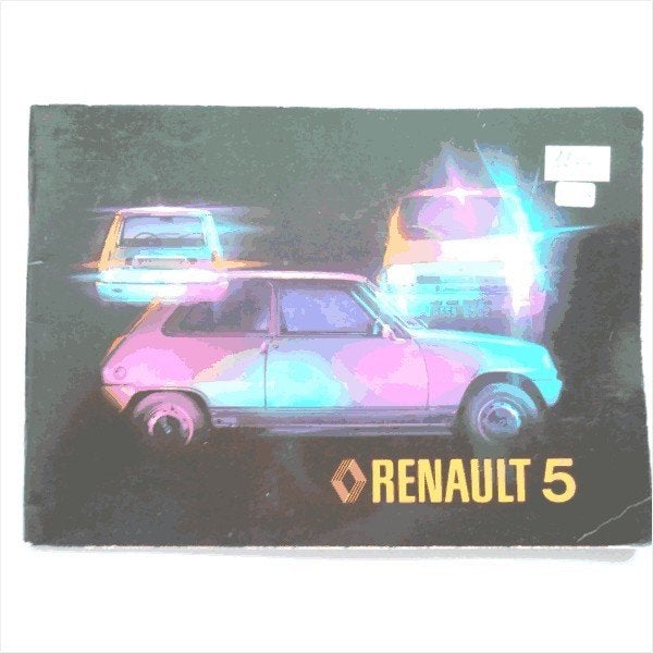 Renault 5 Instructieboekje 1977 #1 Nederlands, Ophalen of Verzenden