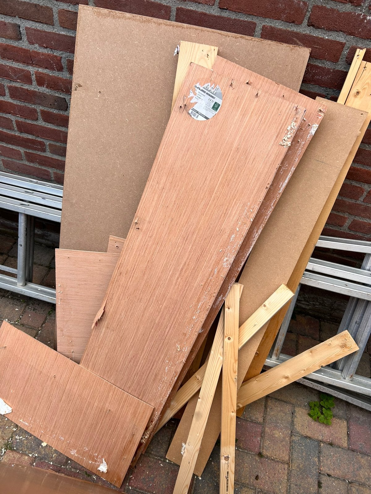 Hout, Ophalen, Zo goed als nieuw, Hout