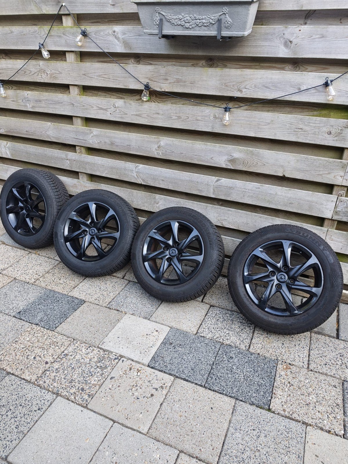 Peugeot 208 / Citroen C3 All Season banden 4x108, Auto-onderdelen, Banden en Velgen, Ophalen, Gebruikt, 15 inch, Banden en Velgen