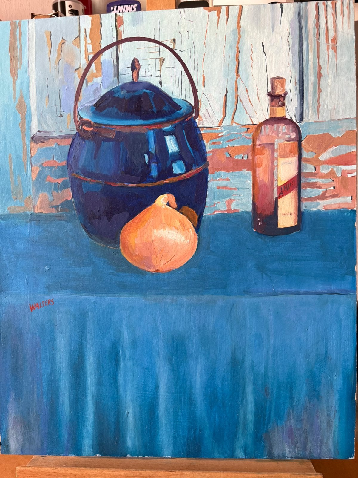 Stilleven met ui, Ophalen of Verzenden
