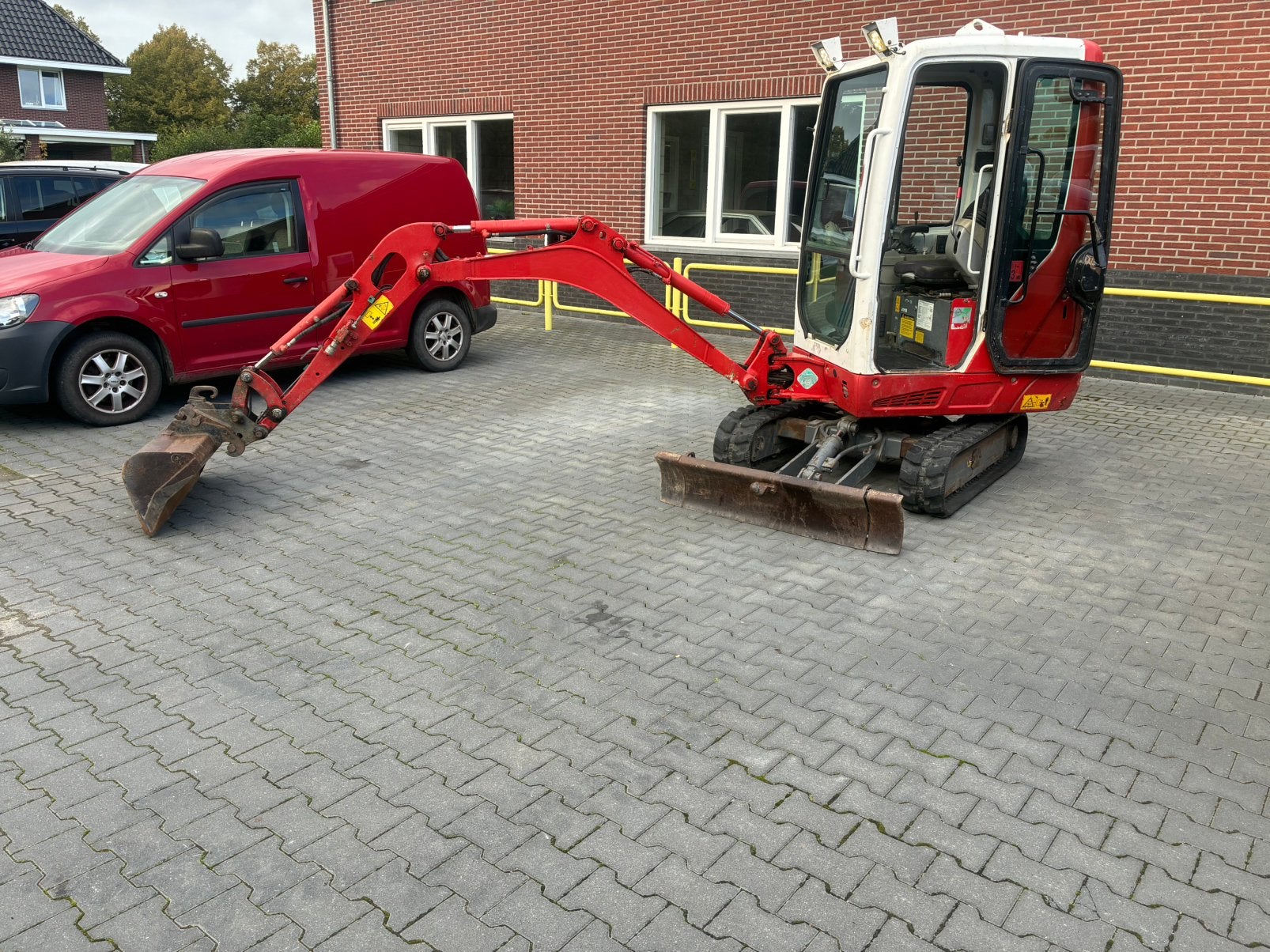 Takeuchi tb 216 2014, Ophalen, Graafmachine