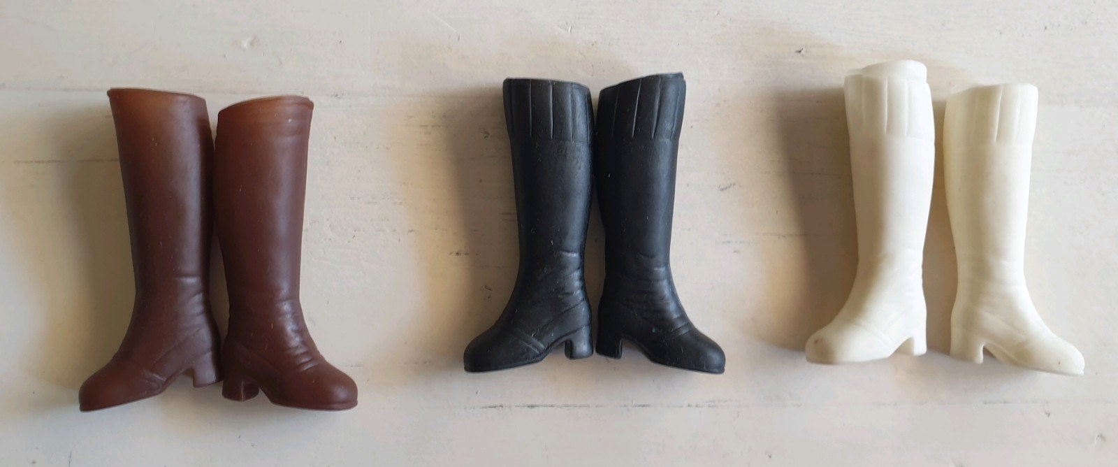 3 paar barbie,Sindy of Fleur flexibele laarzen, Ophalen of Verzenden, Accessoires