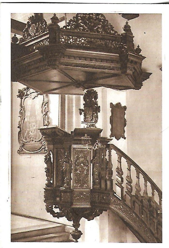 Midwolde- -Preekstoel., Verzenden, 1920 tot 1940, Gelopen, Groningen