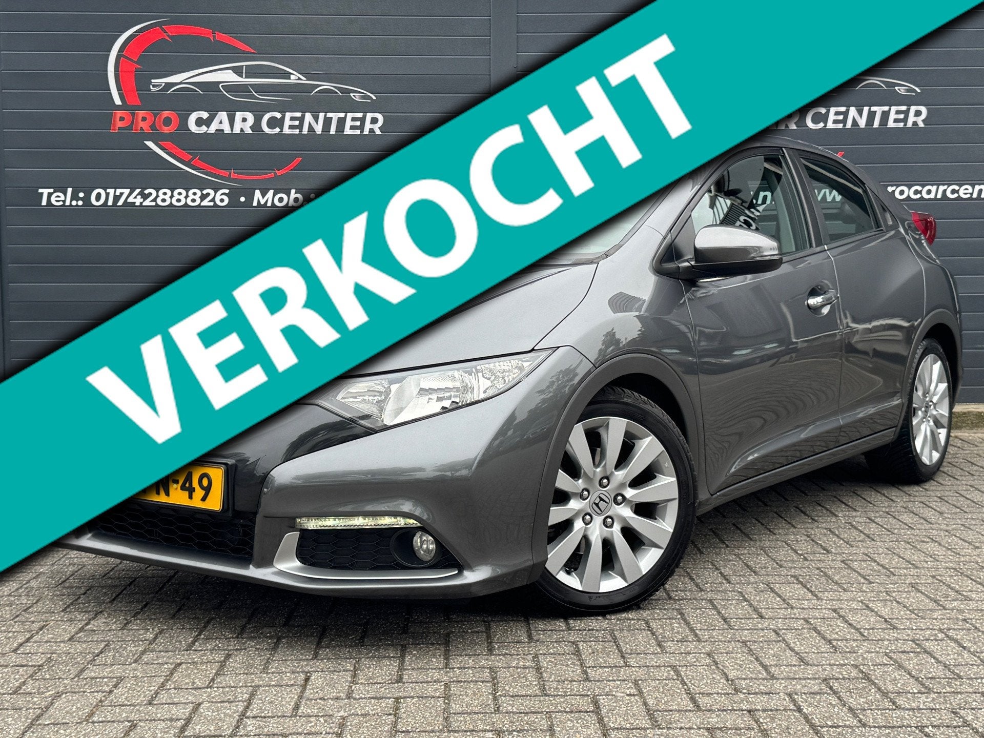 Honda Civic 1.4 Sport CLIMATE | CRUISE | CAM | EL.RAMEN | NA, Voorwielaandrijving, Euro 5, Gebruikt, Origineel Nederlands