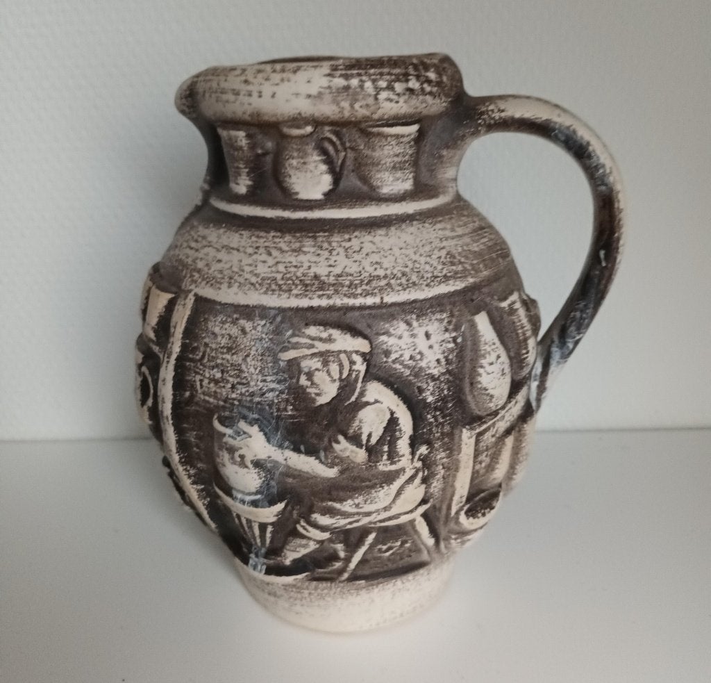 Vintage J.L. Knödgen kruik/vaas uit West-Germany, Ophalen of Verzenden