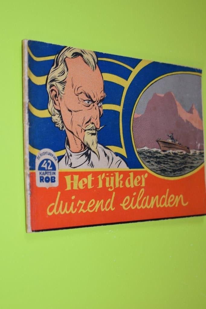Kapitein Rob no 42 Het Rijk der Duizend Eilanden 1958, Boeken, Gelezen, Eén stripboek, Ophalen of Verzenden, Kapitein Rob