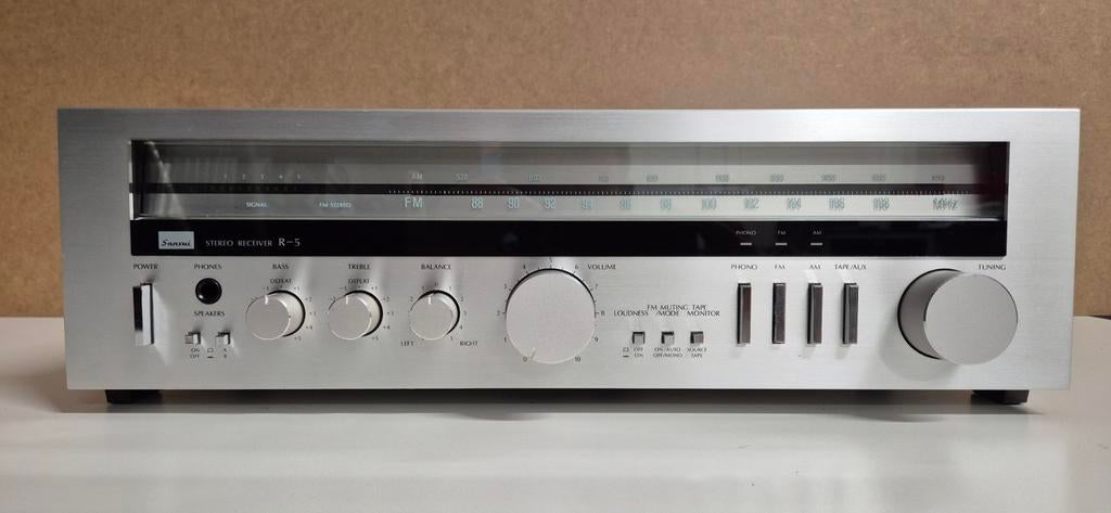 Sansui Stereo Receiver R-5 - Vintage Audio, Zo goed als nieuw, Ophalen, Overige merken, Minder dan 60 watt