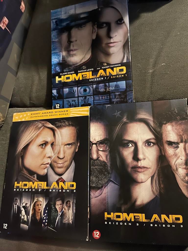 Homeland Seizoen 1, 2 en 3 DVD, Cd's en Dvd's, Gebruikt, Boxset, Drama, Ophalen of Verzenden