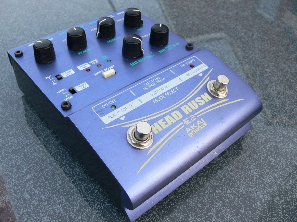 Akai Headrush E2 (Digitale delay en Tape echo), Ophalen of Verzenden, Gebruikt, Delay of Echo