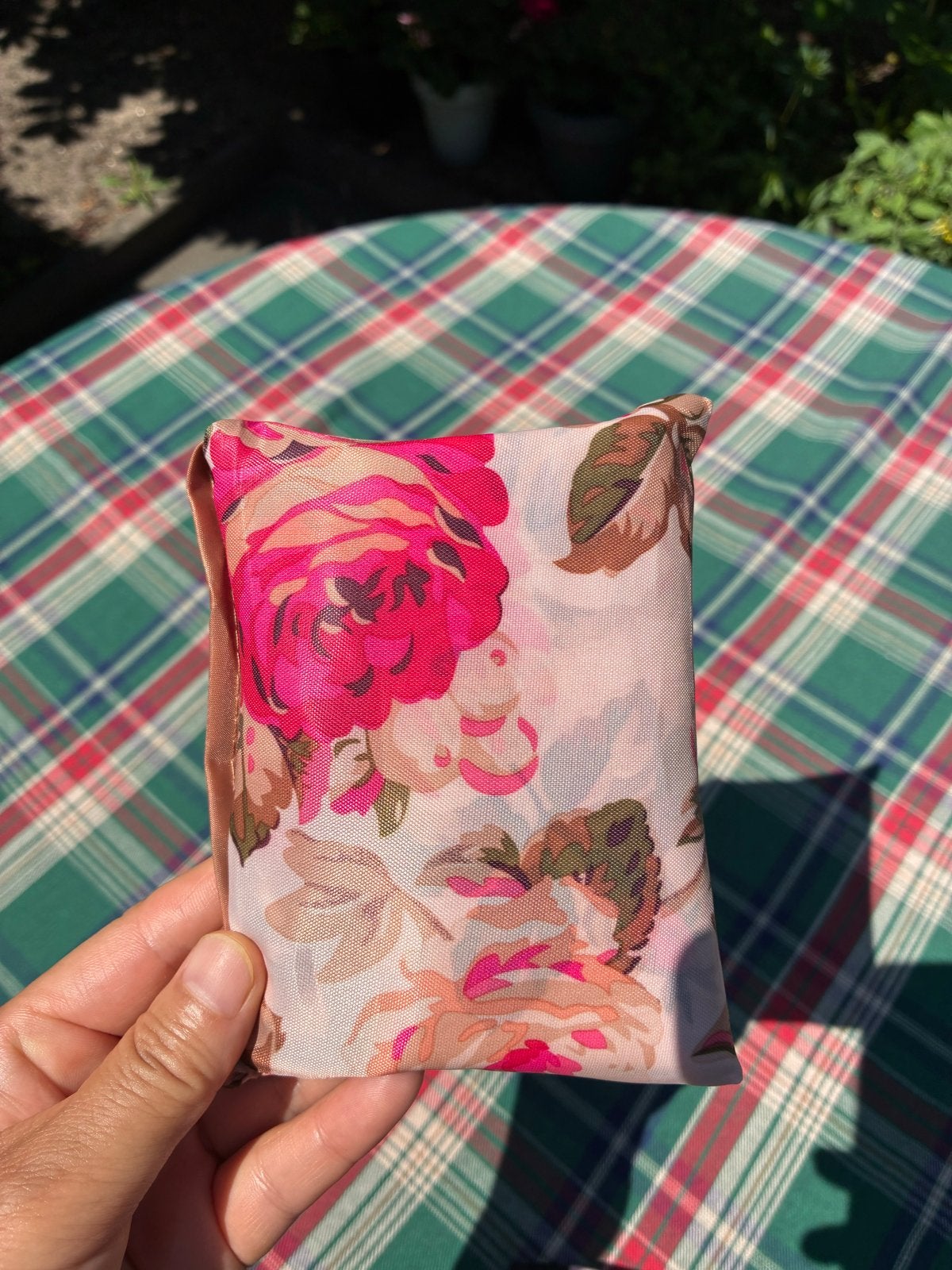 Multifunctionele opvouwbare tas met bloemenprint, Sieraden, Tassen en Uiterlijk, Tassen | Damestassen, Ophalen of Verzenden, Nieuw