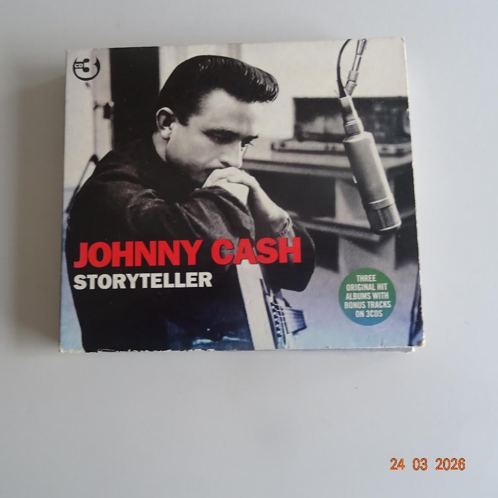 Johnny Cash - Storyteller (3cd-boxje), Verzenden, Gebruikt