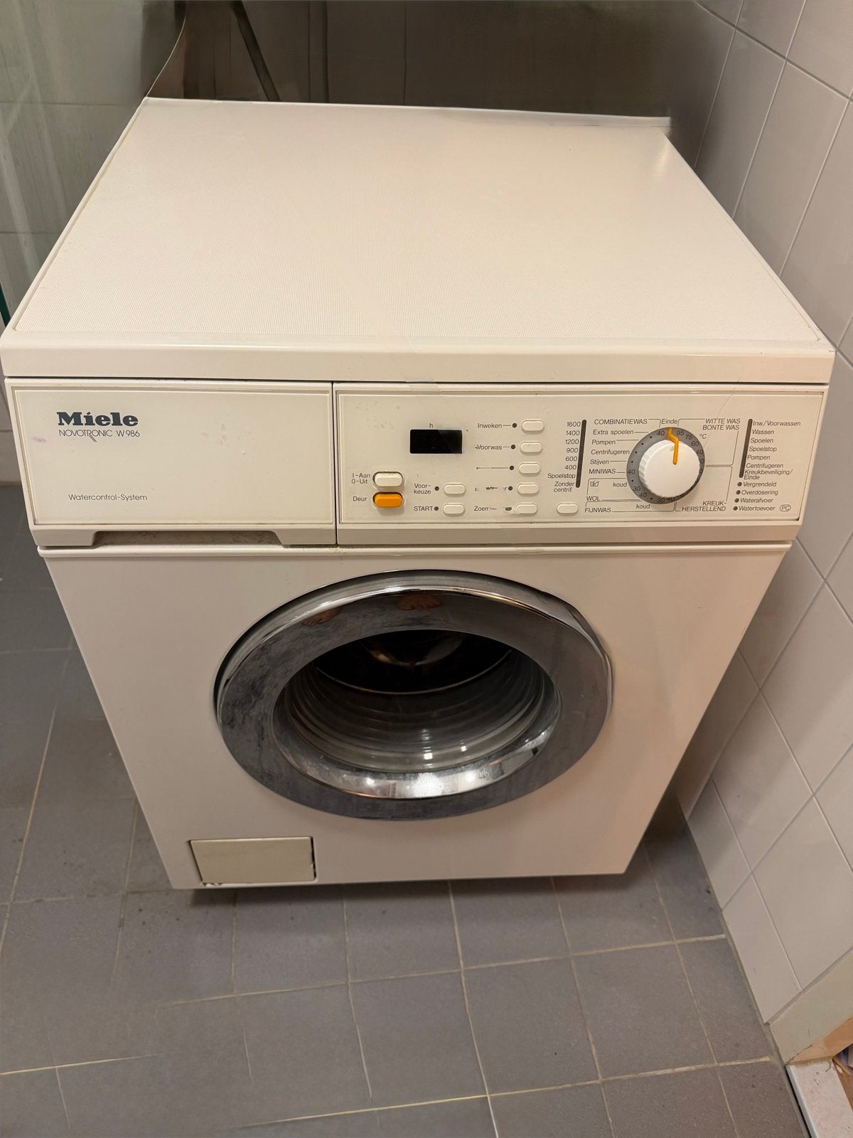 Miele wasmachine - Gratis af te halen (vanaf woensdag 24/06), Ophalen, Gebruikt, Voorlader, Wolwasprogramma