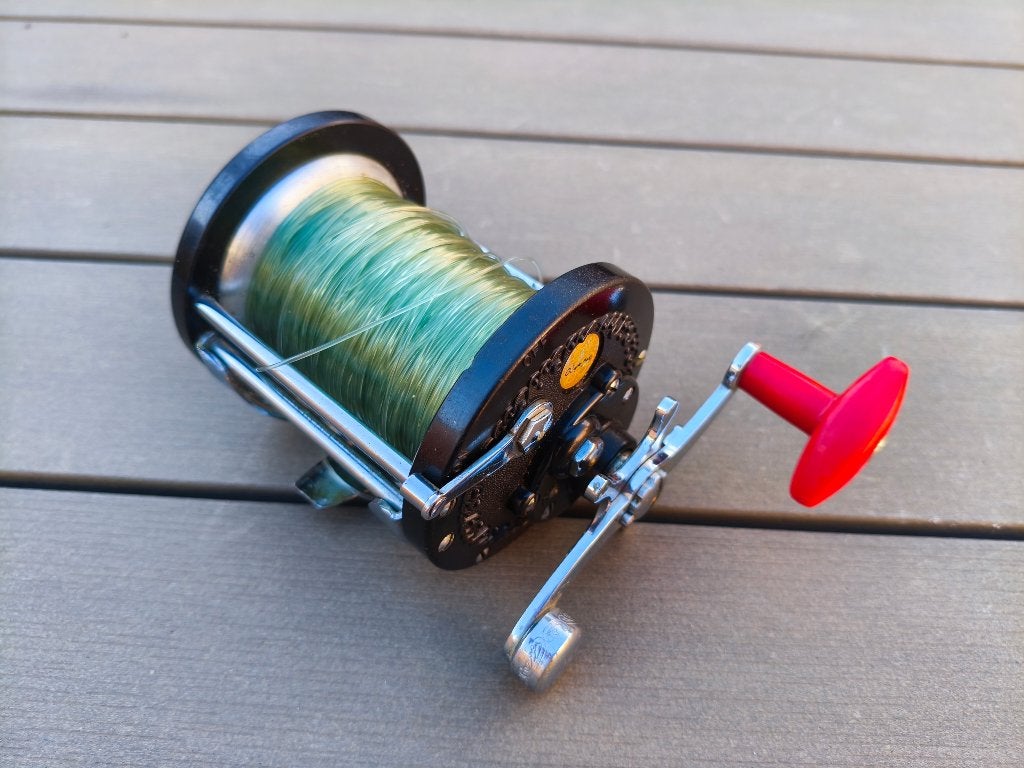 Reelmolen olympic 61 reel * aub lezen *, Watersport en Boten, Ophalen of Verzenden, Gebruikt, Molen