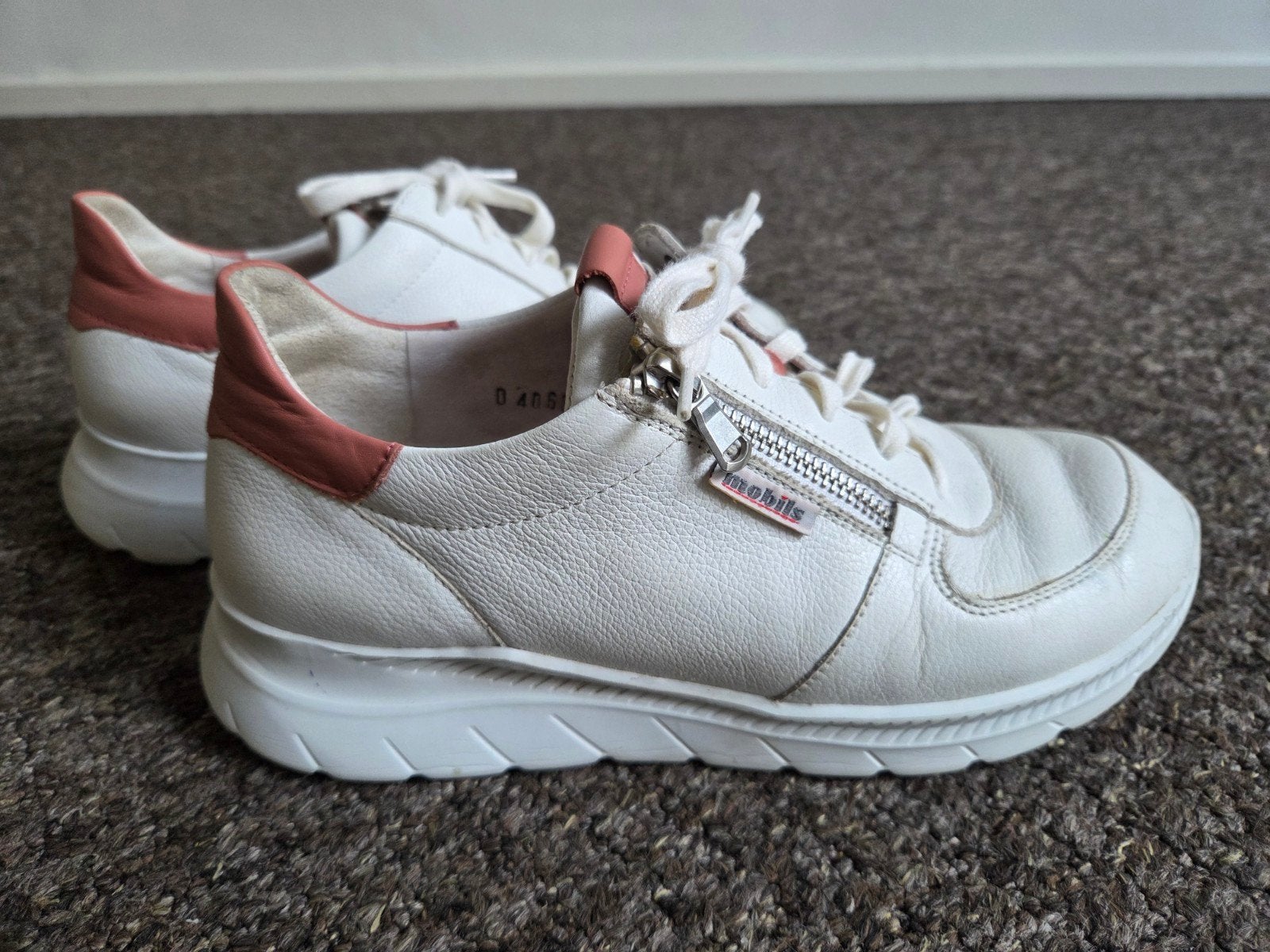 Sneaker Mephisto, maat 38,5, Wit, Ophalen of Verzenden, Sneakers of Gympen, Zo goed als nieuw