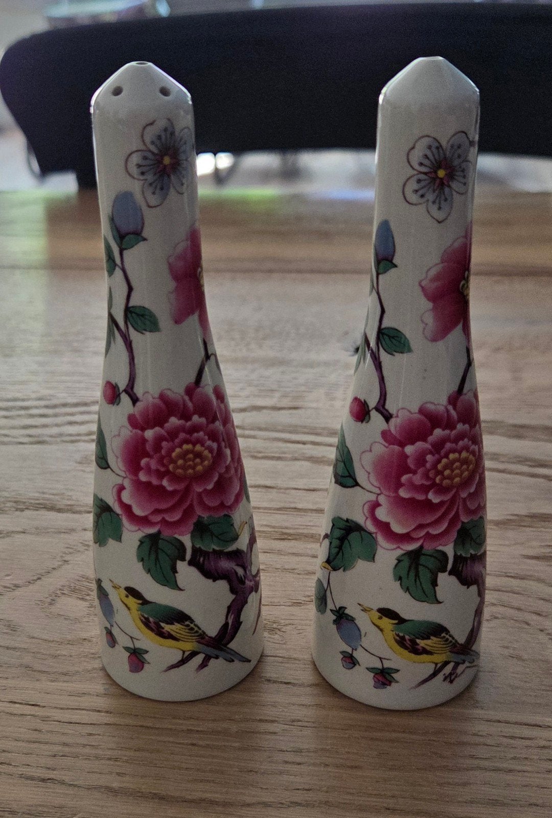 James Kent Old Foley Chinese Rose peper & zout, Ophalen of Verzenden