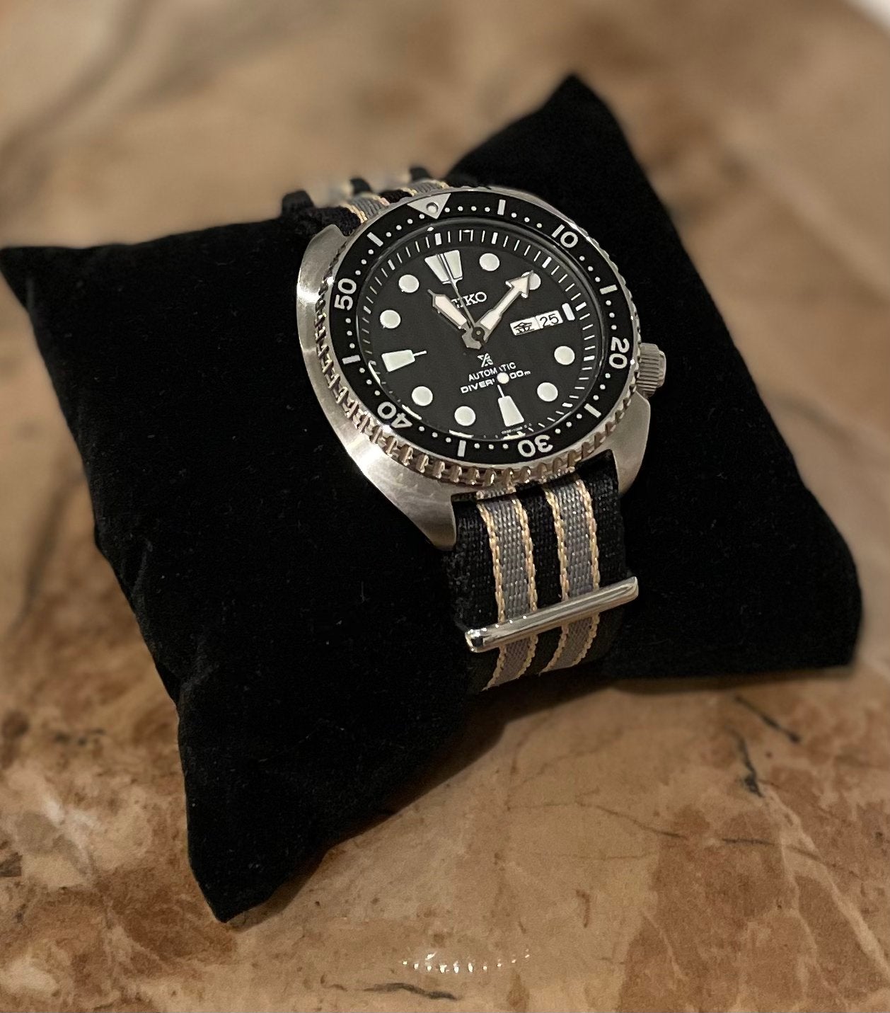 Seiko Prospex turtle SRPE93K1-FULL SET, Seiko, Staal, Polshorloge, Overige materialen