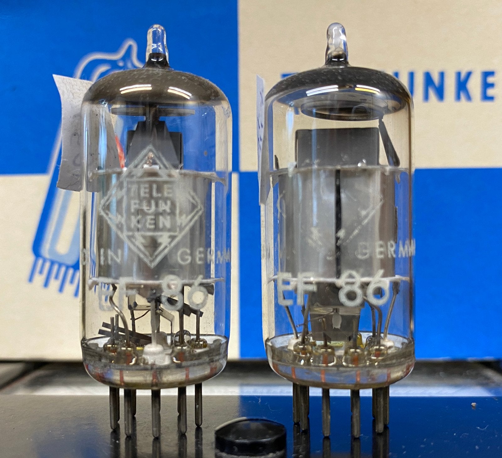 EF86 Telefunken 6CF8  Silvershield &  EF804  Telefunken, Ophalen of Verzenden