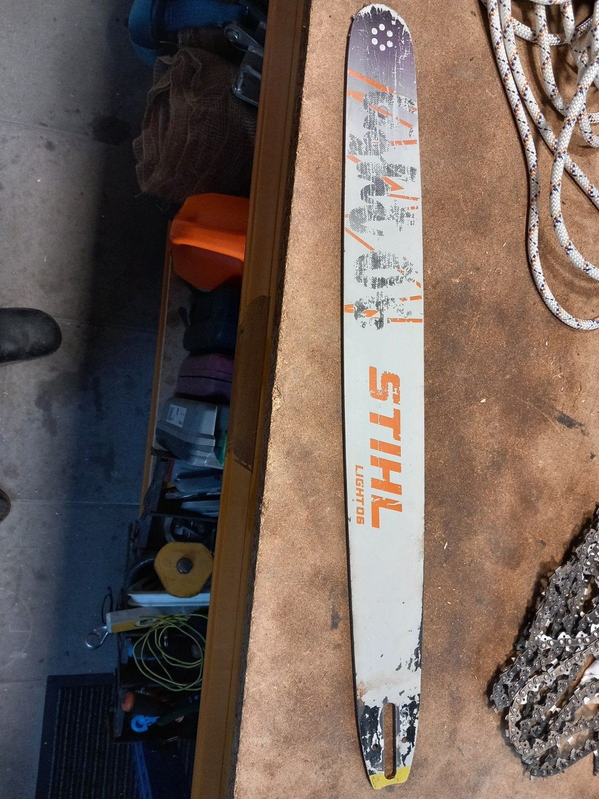 stihl zaagblad 63cm ms 500i ms 661, Tuin en Terras, Hand-tuingereedschap, Ophalen of Verzenden, Zo goed als nieuw