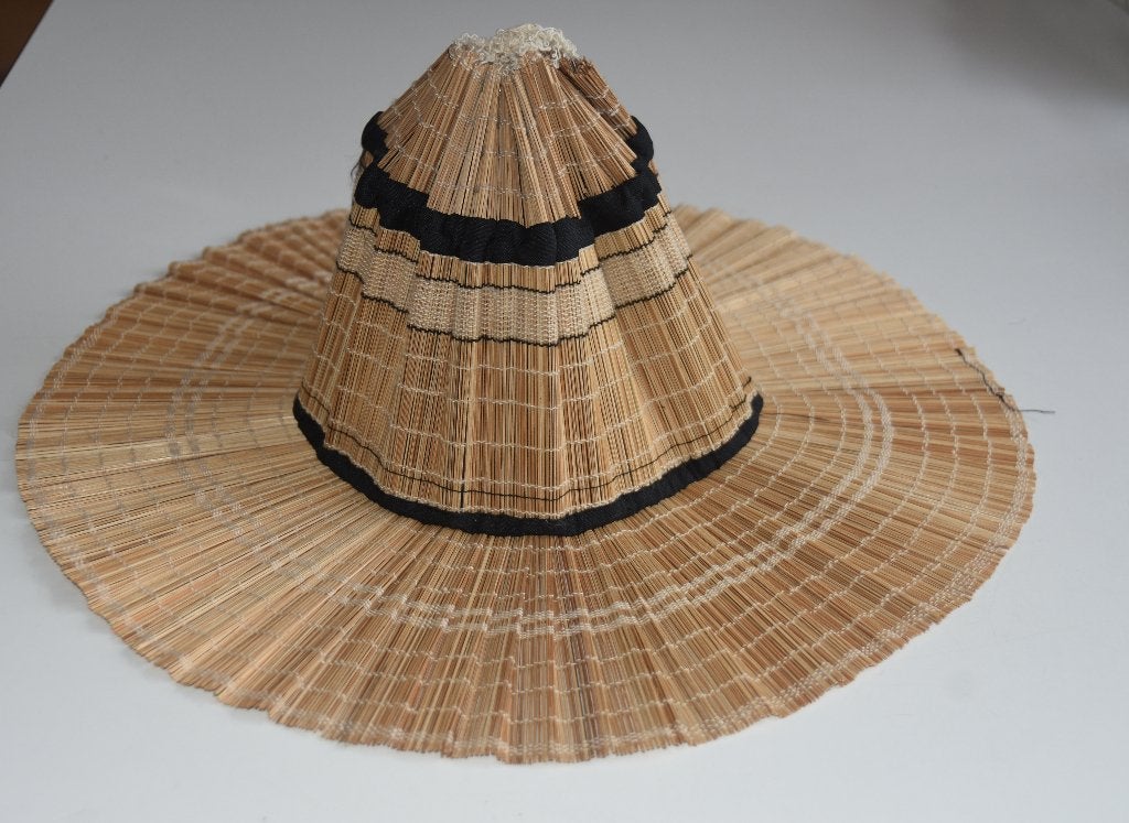 Rieten opvouwbare zonnehoed hoed strandhoed, Kleding | Dames, Hoeden en Petten, Verzenden, Zo goed als nieuw, 55 cm (S, 6⅞ inch) of minder