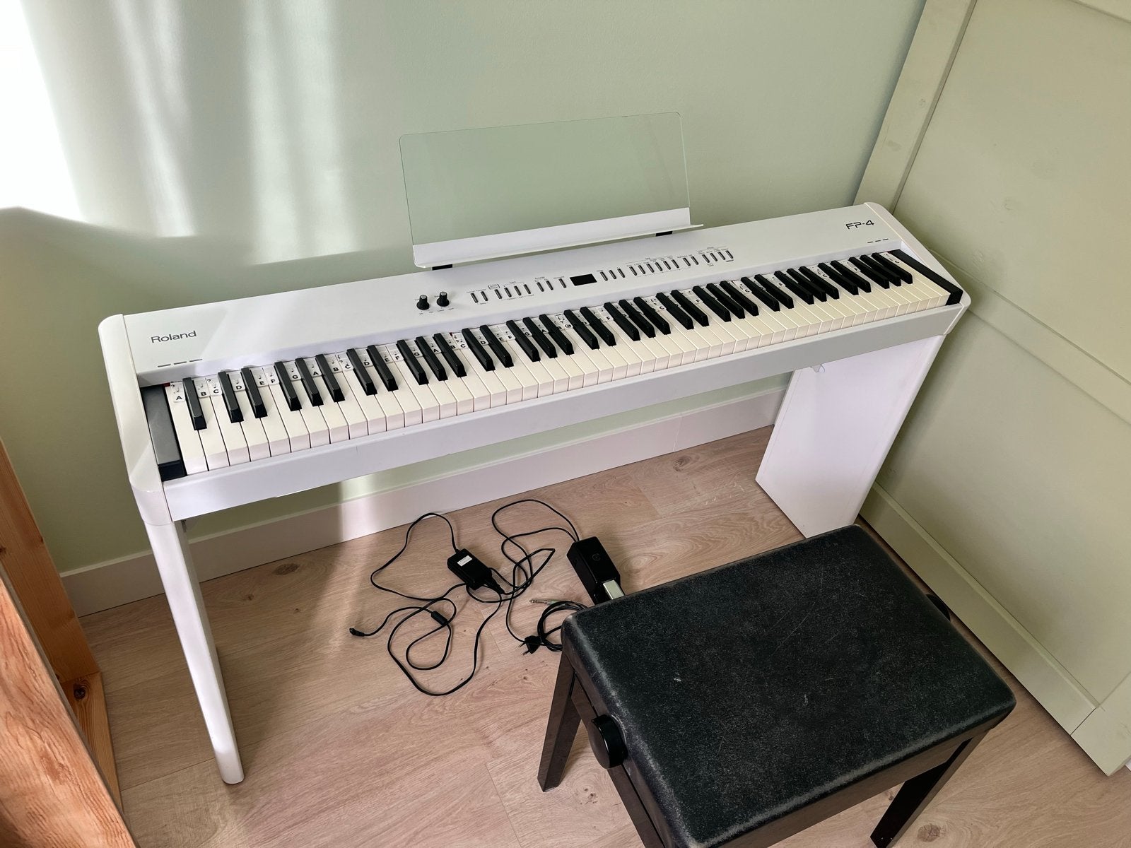 Roland FP-4 Digitale Piano Wit en compleet!, Muziek en Instrumenten, Ophalen, Wit, Digitaal, Zo goed als nieuw