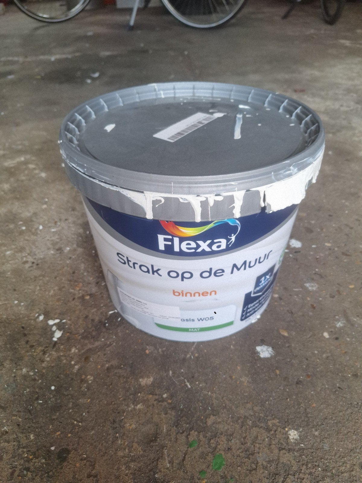Flexa Strak op de Muur - Sandy Beach (10 Liter, Volle Emmer), Ophalen, 5 tot 10 liter, Beige, Verf