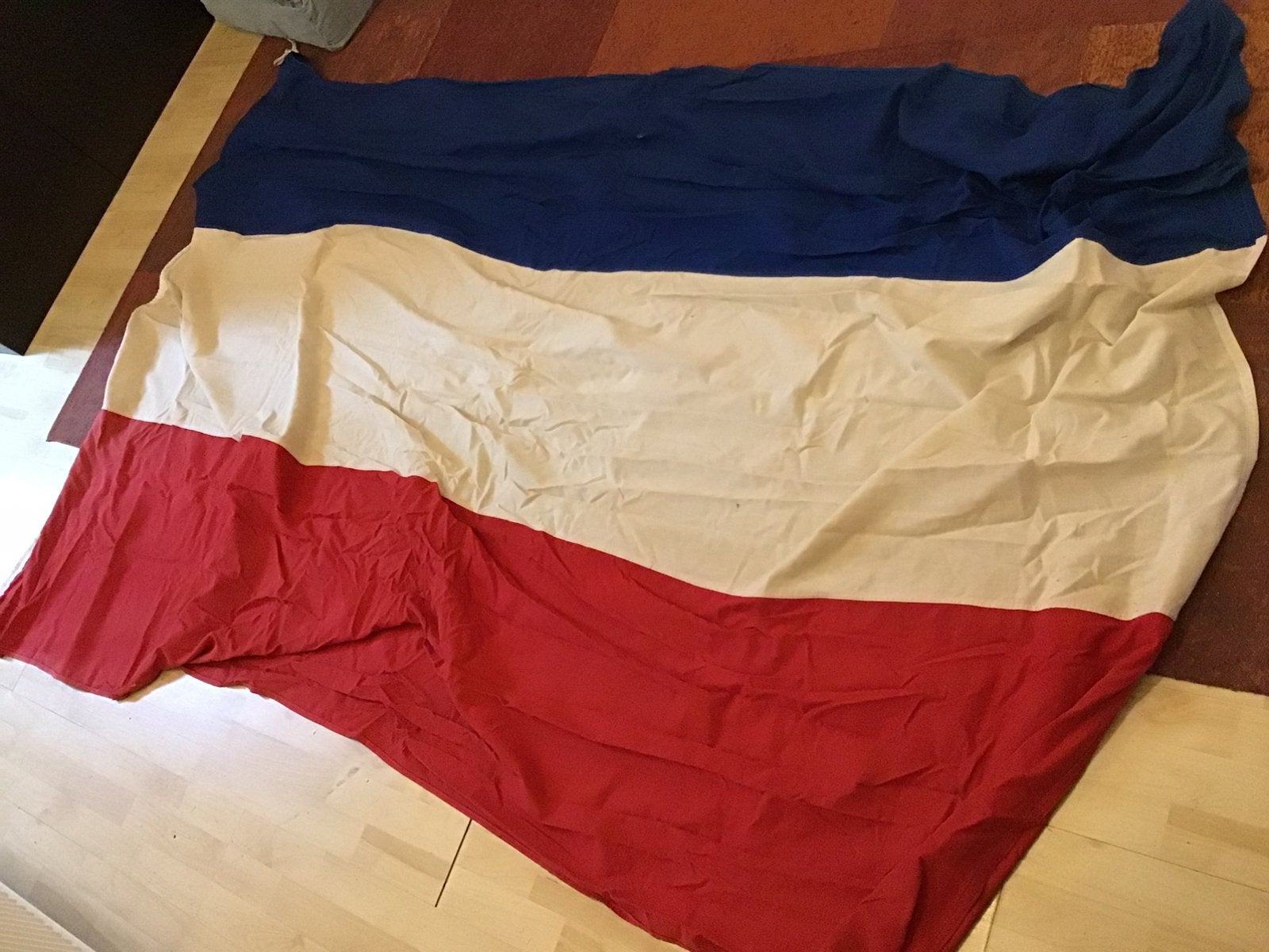 Nederlandse vlag groot 285x200cm, Ophalen of Verzenden, Gebruikt