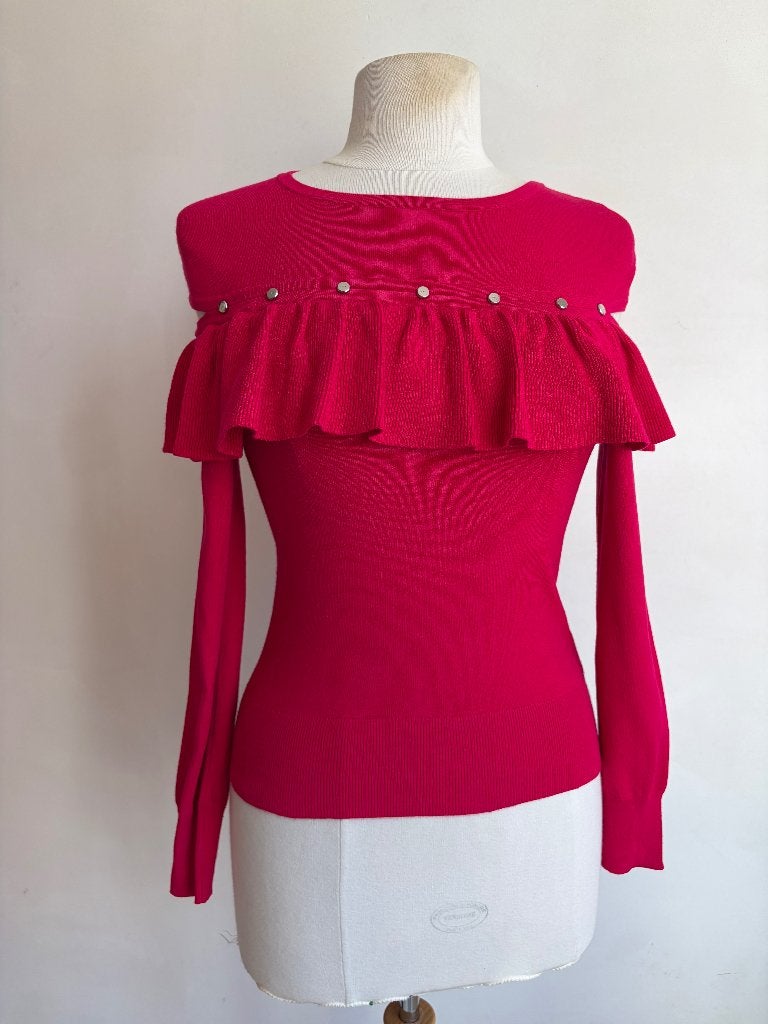 karen millen trui maat XS roze, Karen Millen, Verzenden, Zo goed als nieuw, Roze