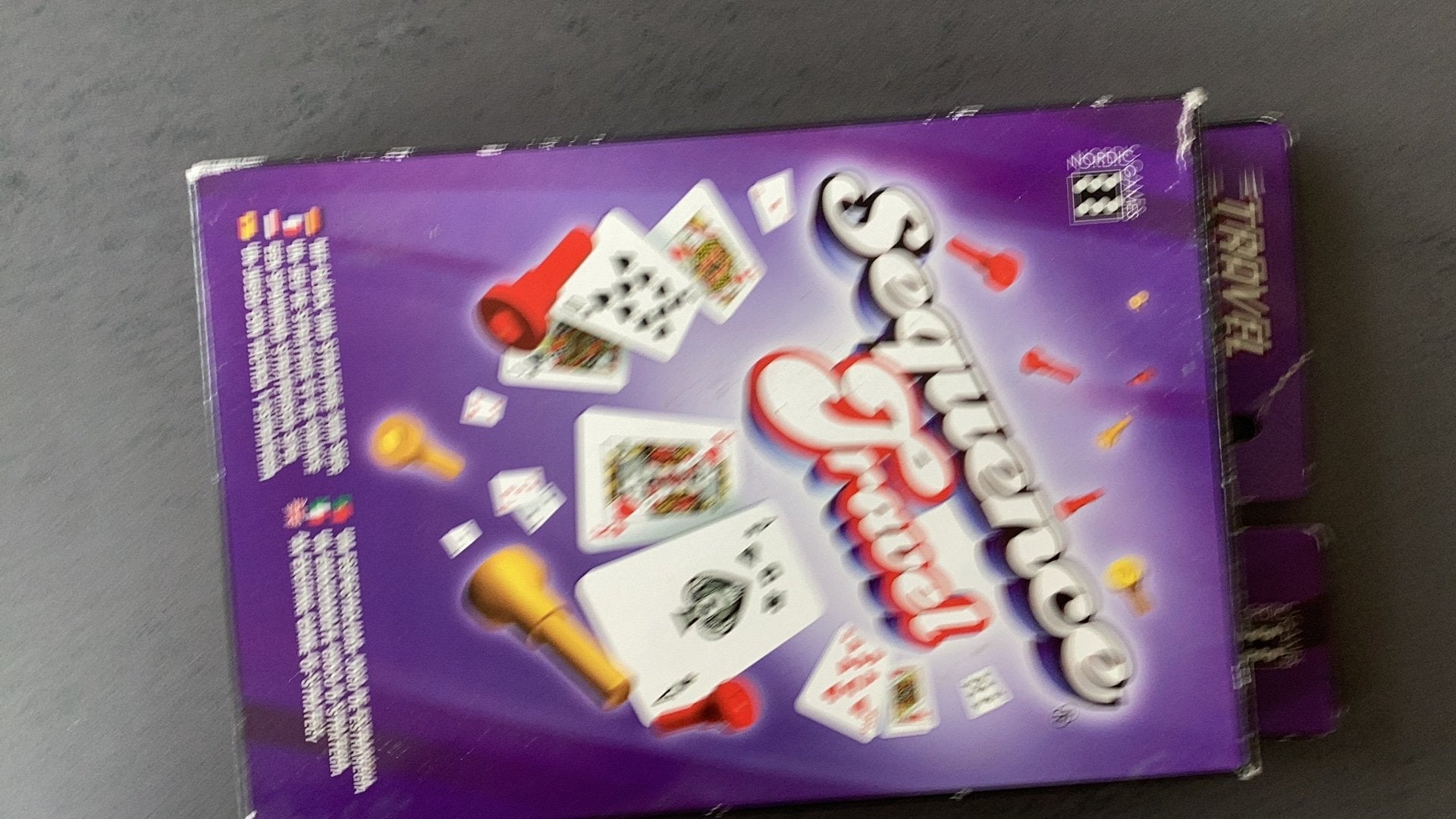 Sequence reis spel, Een of twee spelers, Ophalen, Gebruikt