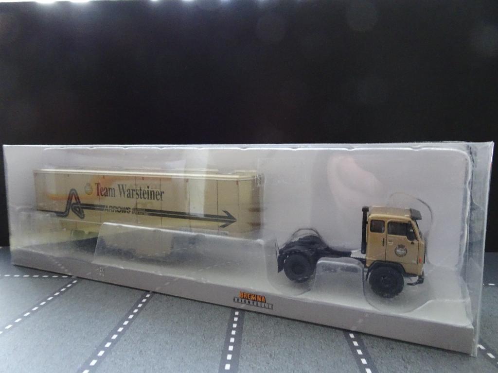 719 brekina 85680 volvo f89 team warsteiner formula one 1:87, Ophalen of Verzenden, Nieuw, Bus of Vrachtwagen, Brekina