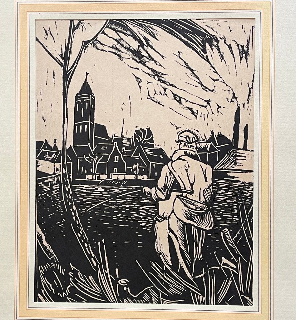 Linosnede Visser, Ophalen of Verzenden