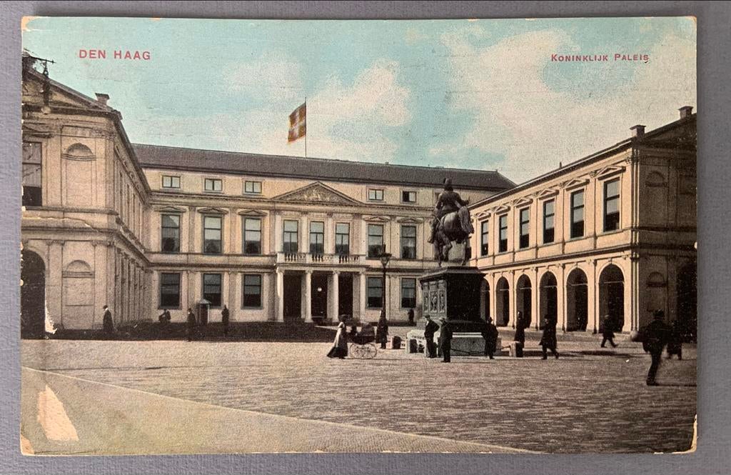 Den Haag Koninklijk Paleis, Verzenden, Voor 1920, Gelopen, Zuid-Holland
