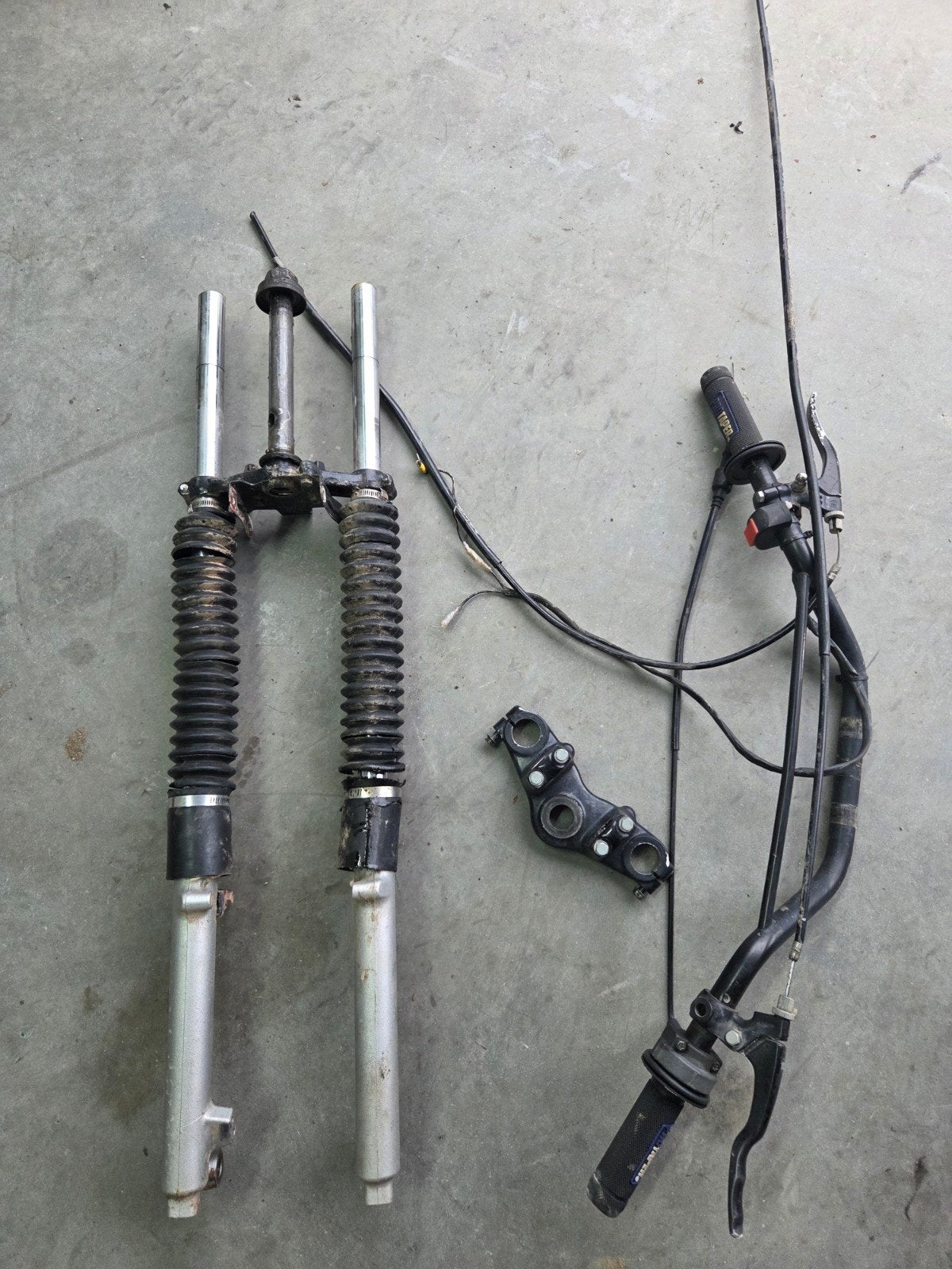 Honda mtx voorvork set, Fietsen en Brommers, Ophalen of Verzenden, Zo goed als nieuw, Overige typen, Honda mt mtx mb mtx mb mbx nsr ns1