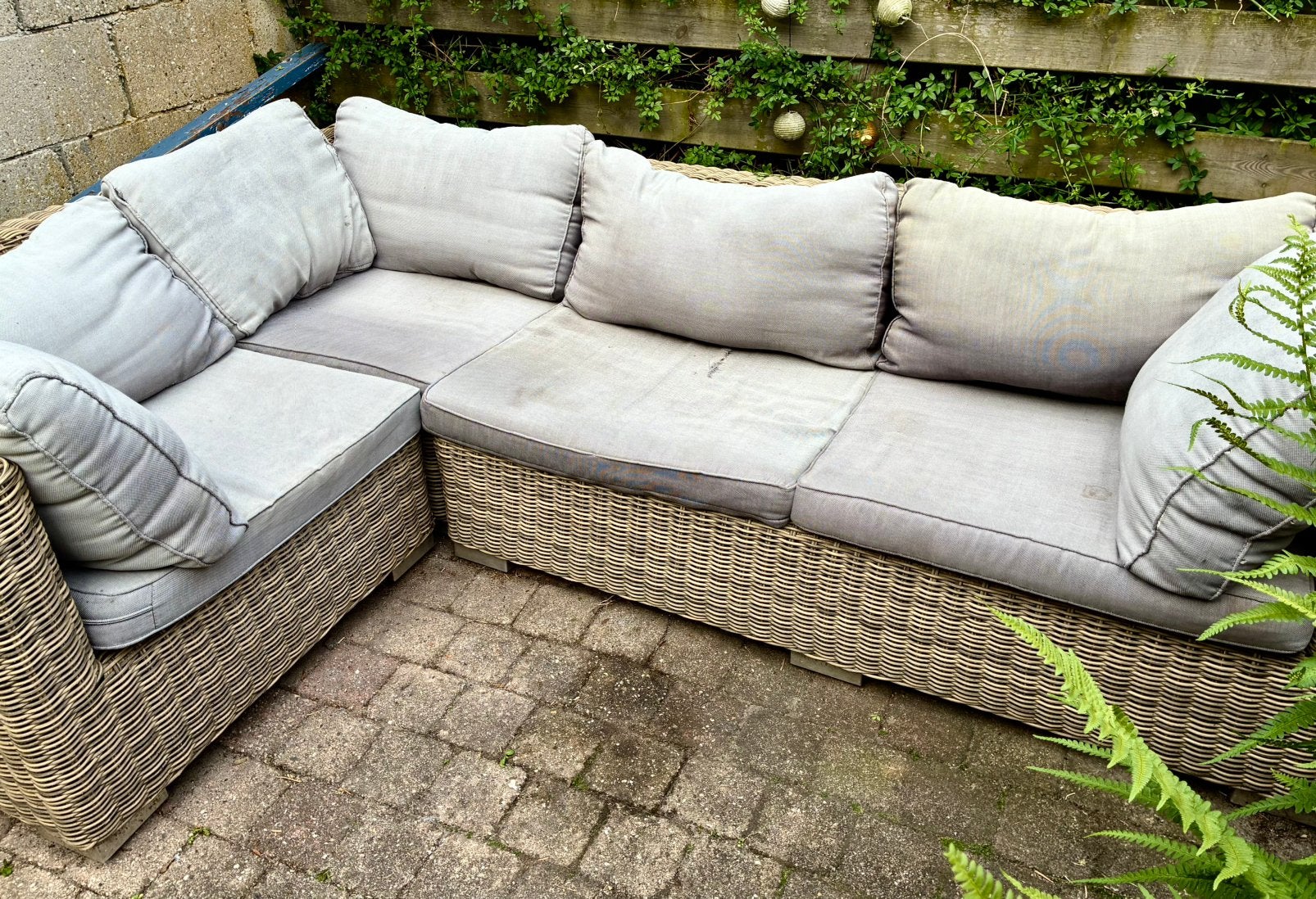 Loungeset GRATIS , 3 delig 3 - 4 persoons, Tuin en Terras, Ophalen, 4 zitplaatsen, Gebruikt, Loungeset