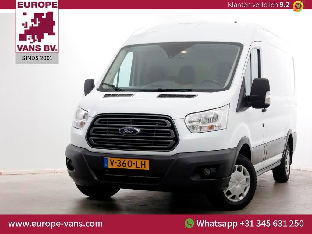 Ford Transit 2.0 TDCI 130pk E6 L2H2 Trend Airco/Navi/Camera, Auto's, Voorwielaandrijving, 15 km/l, 4 cilinders, Wit