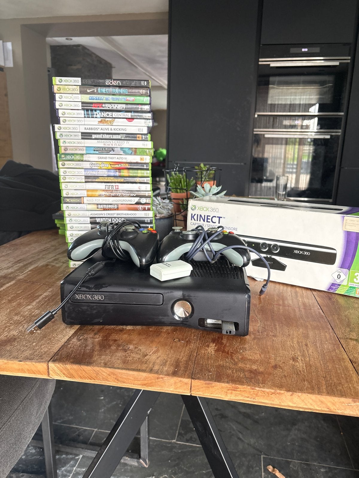 Xbox 360 Compleet met Kinect en 20+ Games, 2 spelers, Ophalen, Gebruikt, Vanaf 3 jaar