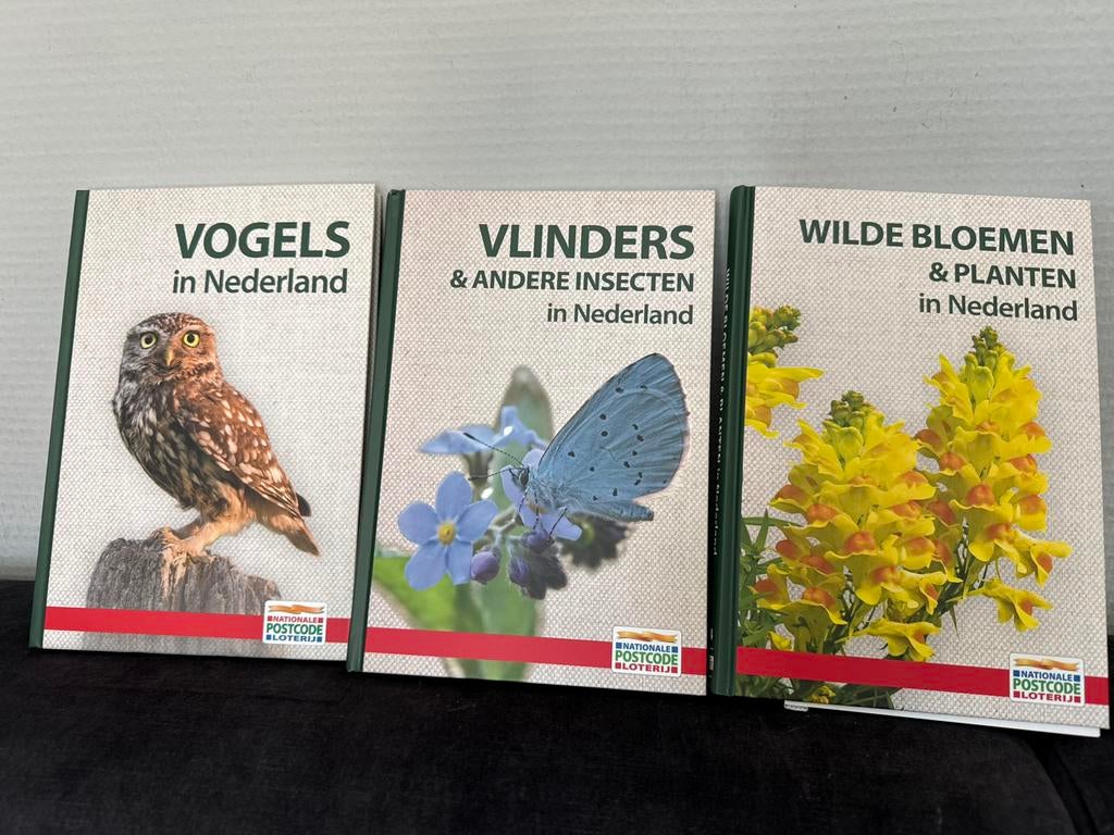 3 natuurboeken uitgegeven door de Nationale Postcode Loterij, Ophalen of Verzenden, Nieuw, Overige onderwerpen