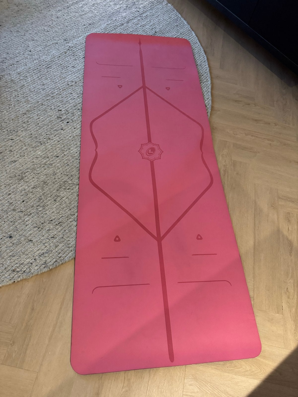 Liforme Yogamat met draagtas - Zo goed als nieuw, Ophalen, Zo goed als nieuw, Yogamat