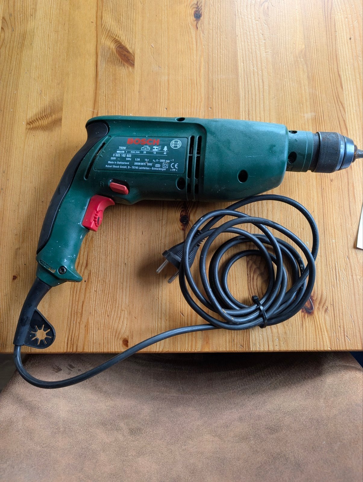 Bosch boormachine met klop functie, 600 watt of meer, Ophalen, Boormachine, Klopboormechanisme