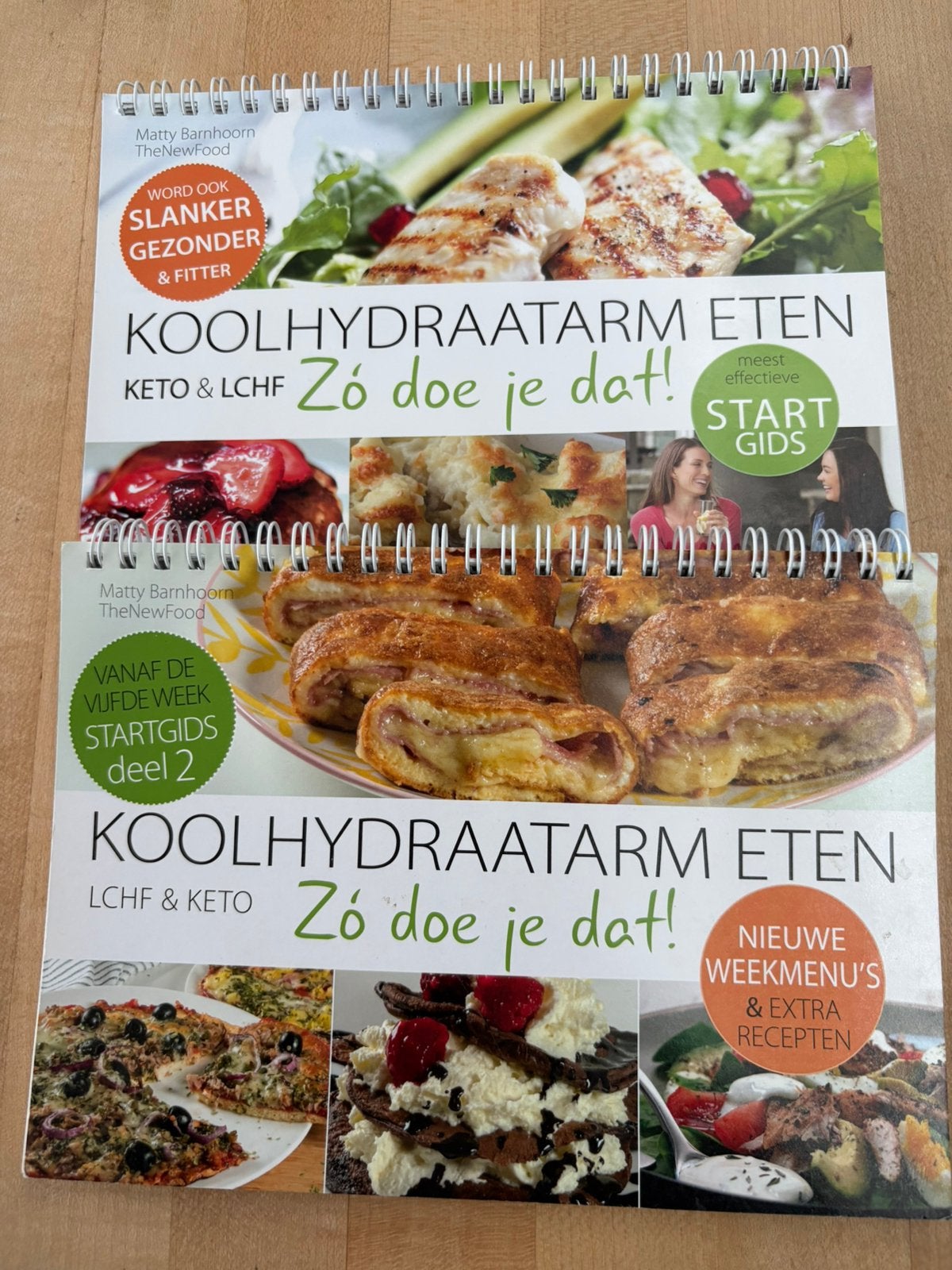Matty Barnhoorn. TheNewFood. Startgids 1 en 2., Boeken, Ophalen of Verzenden, Zo goed als nieuw, Dieet en Voeding