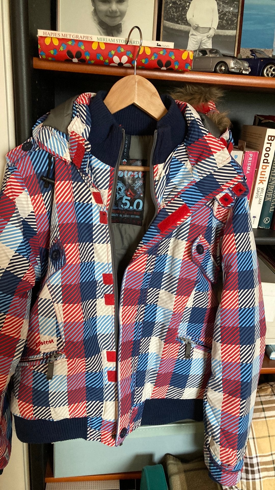 Nw wintersport jas €25.00 large, Ophalen of Verzenden, Zo goed als nieuw