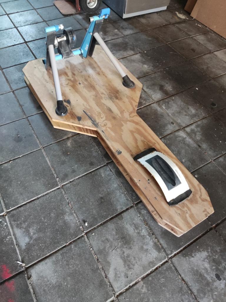 Zelfgemaakte Rockerplate voor Tacx - Realistisch Fietsgevoel, Ophalen of Verzenden, Gebruikt, Meer dan 20 versnellingen, Overige merken