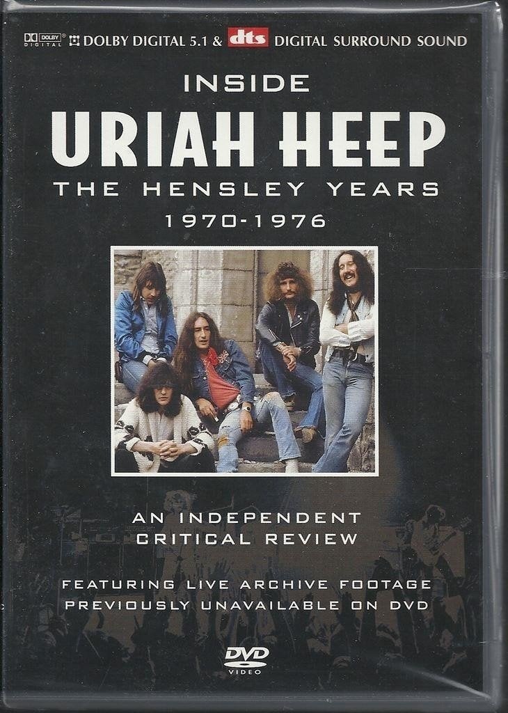 DVD van Uriah Heep - Inside The hensley years 1970 - 1976, Alle leeftijden, Verzenden, Nieuw in verpakking, Concert